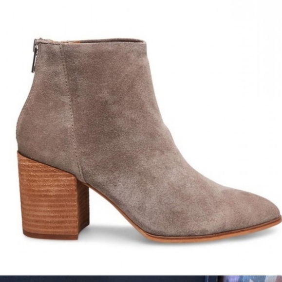 Steve Madden Jamesie Booties in Grey Suede 9.5 - Picture 1 of 9